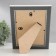 Photo frame Plastic "Mira" 15x21 cm, 651668 beige (plastic screen)