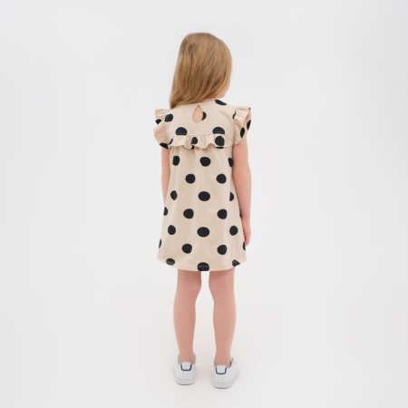 Платье для девочки KAFTAN "Kitten" р.32 (110-116), бежевый-2