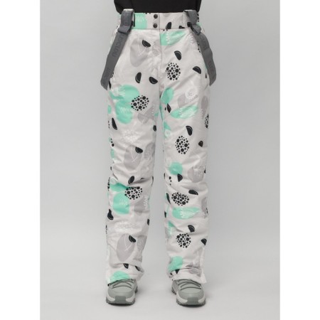 Ski suit female, size 44, gray color-16