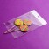 BOPP package with adhesive valve, transparent 16 x 20/4 cm, 25 μm