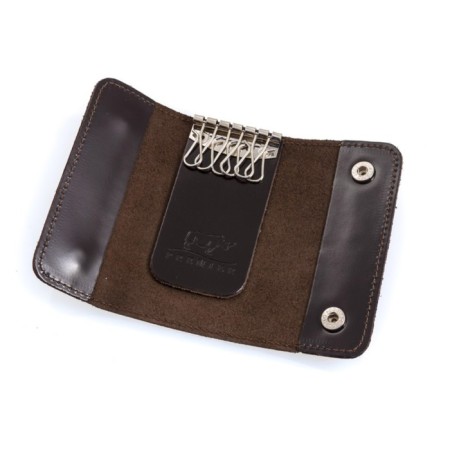 Key on the button, length 11.7 cm, brown color-1