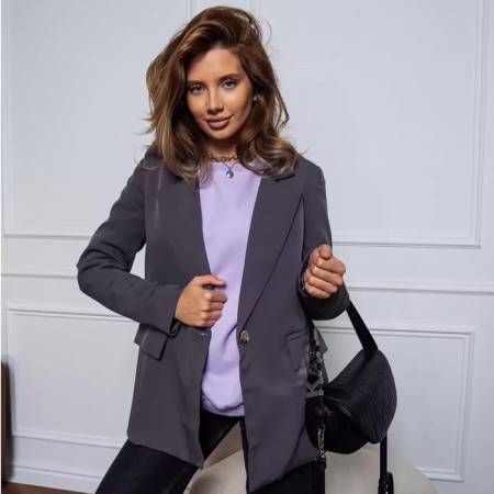 Female jacket, gray color, size S (42)