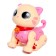 Robot Cat "Poltovod" Zhorya, on the control panel, interactive: sensory, sound, light, on batteries, in Russian, pink