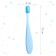 Baby toothbrush with soft bristles, nylon, blue color
