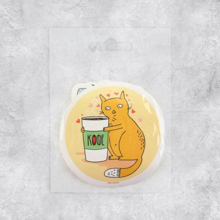 Stickers Stickers "I love coffee", 7 × 7 cm-6