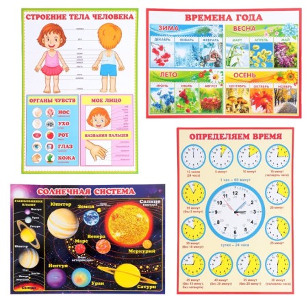 Set of posters "for the smallest" 30x43 cm