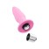 Anal Vibrovalok Eromantica, Princess, silicone, pink, 9 cm