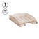Horizontal "expert" tray, tinted brown