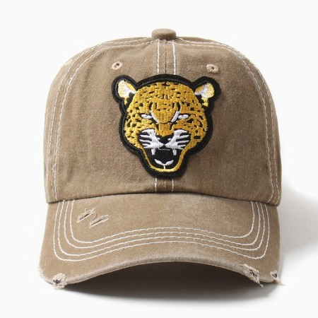 Men's cap Minaku "Leopard", sandy color, rr 56-58-1