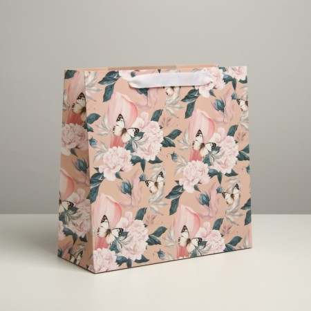 Gift Laminated Square, packaging, Adore, 30 x 30 x 12 cm-3