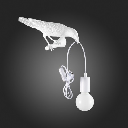 Wall lamp EVOLUCE. Sle115301-01. Gavi. 1x40 W, E14, 14.5x12.3 cm, white color-4