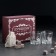 Set "impenetrable. Best", red, 2 glasses 200 ml, 8 stones for whiskey granite