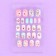 Children's false nails "flowers", 24 pcs