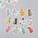 Stickers for the creativity of "Dracoshi" embossing gold set 48 pcs 9x7x0.8 cm