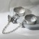 Set of rings 2 pieces "trend" is light, silver color, mix size