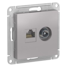 Computer socket Sche ATN000389 AtlasDesign 2 outlets, AtlasDesign RJ45, cat. 5e,