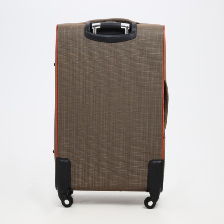 Big suitcase 28 ", a lightning department, code castle, 3 wheels, 2 outer pockets, beige color-6