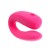 Vibrator for steam, with vibropuli, silicone, pink