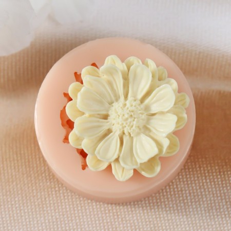 Mold Silicon "Calendula" 3.5x3.5x0.9 cm