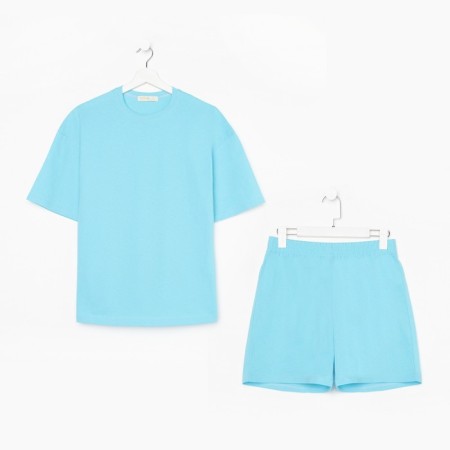 Female pajamas (T -shirt and shorts) KAFTAN BASIC p. 40-42, blue-3