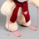Soft toy "Little Friend", skiing, red scarf