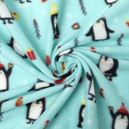 Belezza blanket penguins 120x150cm, fleece 150g/m, PE100%-2