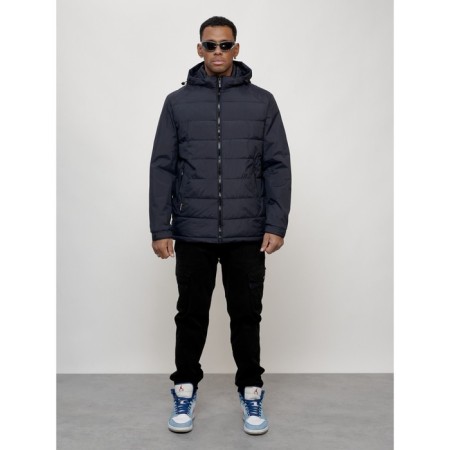 Male spring jacket, size 50, dark blue color