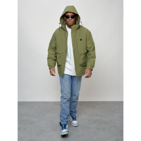 Male spring jacket, size 48, green color-13