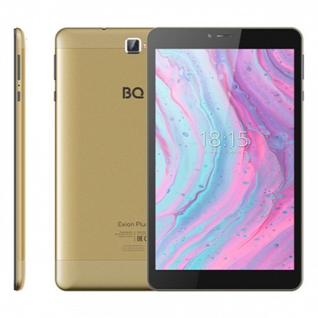 Tablet BQ-8077L Exion Plus, 8 ", IPS, 1280x800, 1.6 GHz, 3+32 GB, 2+8 MP, golden
