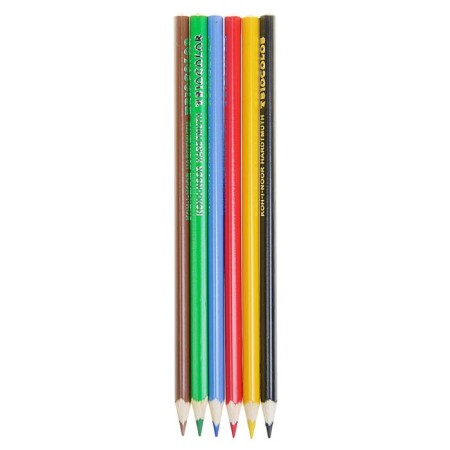 Pencils 6 colors Koh-I-Noor 3131, Triocolor, Euro Suns-1