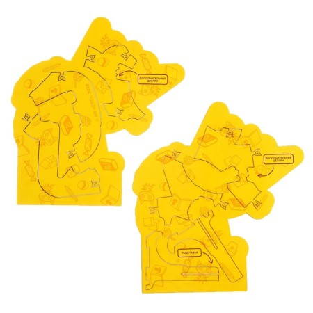 Wooden figured puzzle "Caramel", Kids S-5