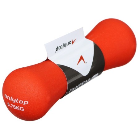 Neoprene dumbbell, 0.75 kg, red color-1