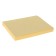 Block with a sticky edge, 76 mm x 101 mm, 100 sheets, pastel, yellow