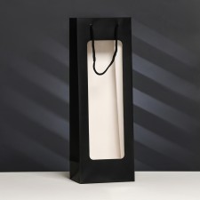 Flower packet 12.5 × 8.5 × 36 cm, black