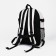 School backpack from textiles, 6 pockets, wallet, white color