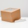 Confectionery packaging with a window of rhombus, craft, 27 x 27 x 20 cm