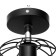 Spot "Nola" E27 40W black 17x16.5 cm