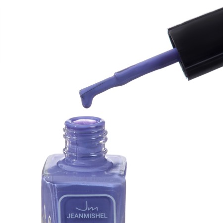Nail polish with Nude Collection gel effect, tone 383, blue-lilac, 12 ml-3