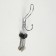 Hook furniture tundra TKT002, three -rod, chrome