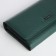 Women's wallet on magnet, green color