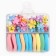 Gift set, hair gum 10 pcs, hairpin crab 12 pcs, cold heart