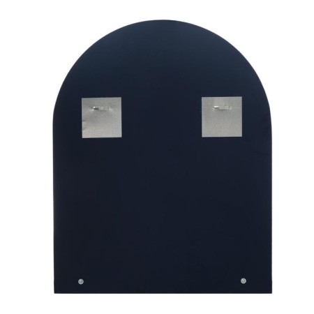 Mirror "Ornament", with sandblasting graphics and fusing, wall, with a shelf, 50 × 62 cm-4