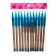 Ballic handle 0.7 mm, blue rod, white body with a rubber holder and cap, mix