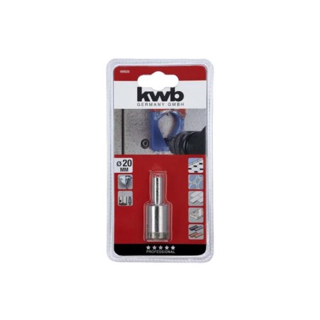 Diamond crown KWB, D = 20 mm, max depth = 25 mm, wet drilling-1