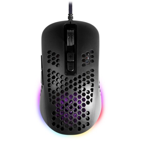Mouse Defender Shepard GM-620L, wired, game, optical, backlight, 12800DPI, black