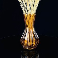 Decorative vase for Lenardi flowers, glass, 26 cm