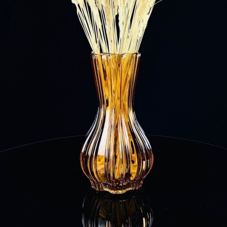 Decorative vase for Lenardi flowers, glass, 26 cm