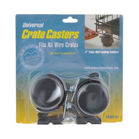 MidWest Universal Crate Caster Caster Wools Universal, 2 pcs