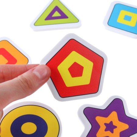 Soft puzzle for kids in the frame "Forms and colors", 8 details, crumb I-6
