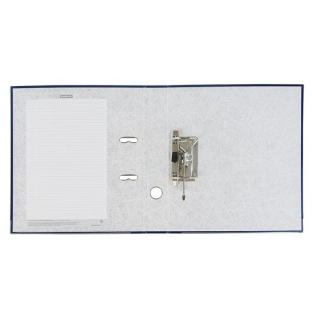 A4, 50 mm, Erichkrause Standard, boumvinyl folder, with label on the spine, lower metal kant, blue-2